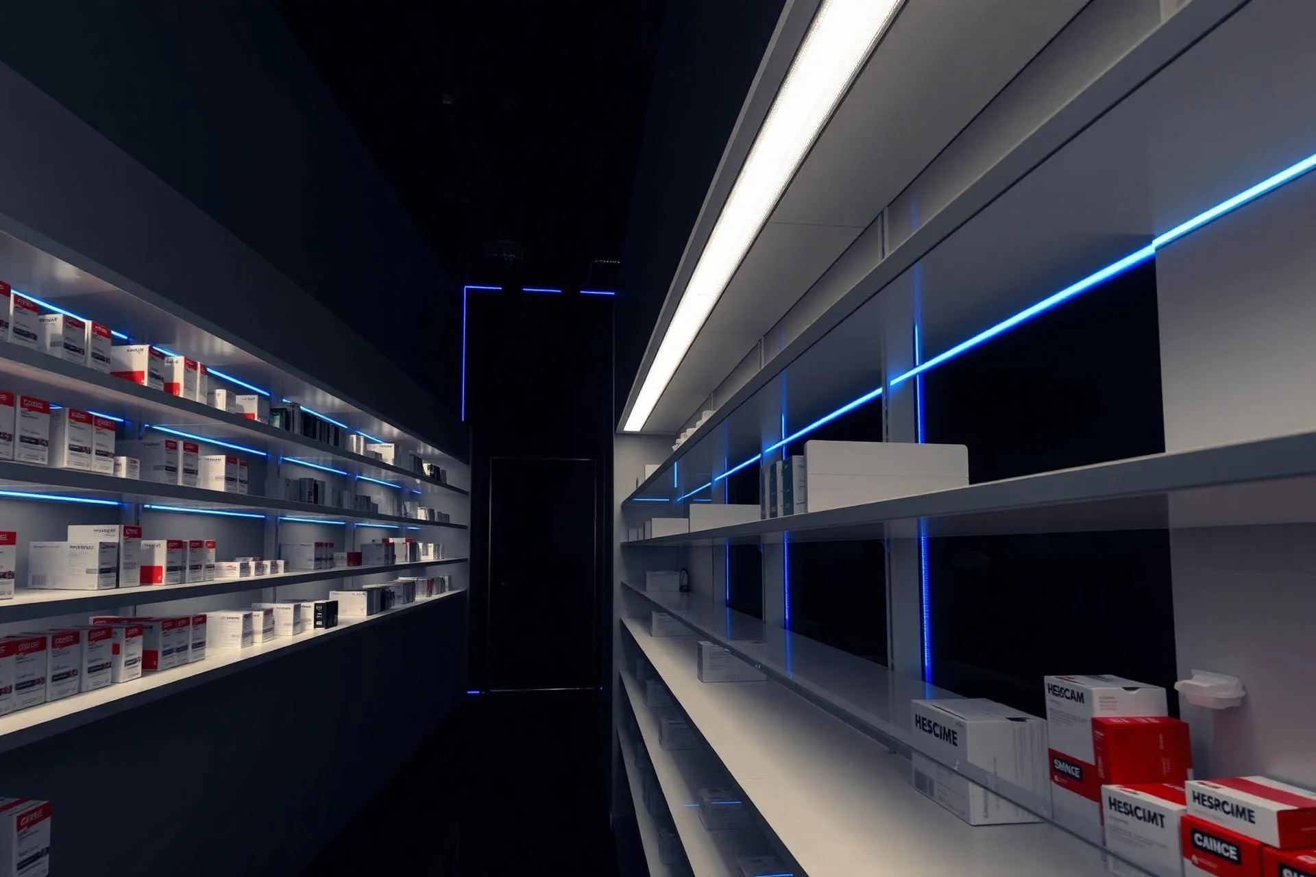 Efficient Pharmacy interior